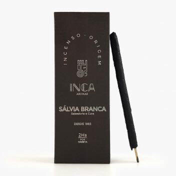 Incenso Inca Aromas Sálvia Branca – 9 Varetas