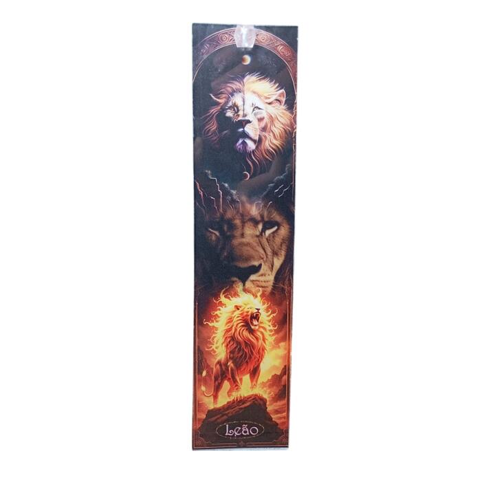 Incensário de Vidro Canaleta Signo de Leão 25 cm