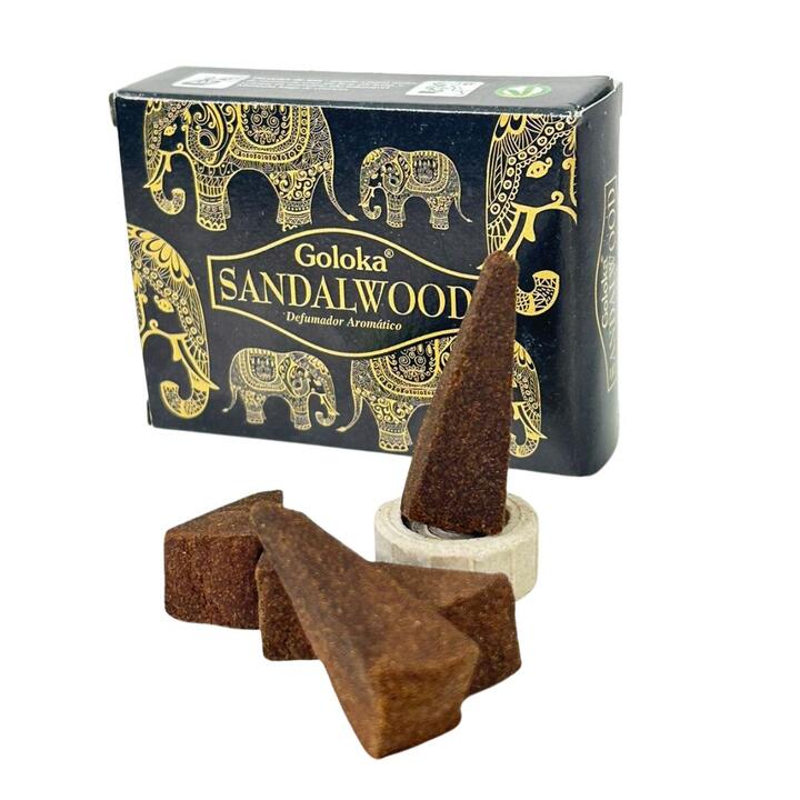 Defumador Aromático Goloka Sandalwood (Sândalo)