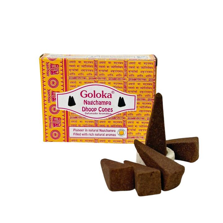 Defumador Aromático Goloka Nag Champa – 10 Cones