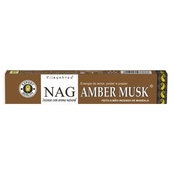Incenso Golden Nag Amber Musk (Âmbar e Almíscar)