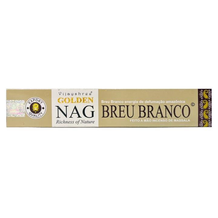 Incenso Golden Nag Breu Branco – 15 Varetas