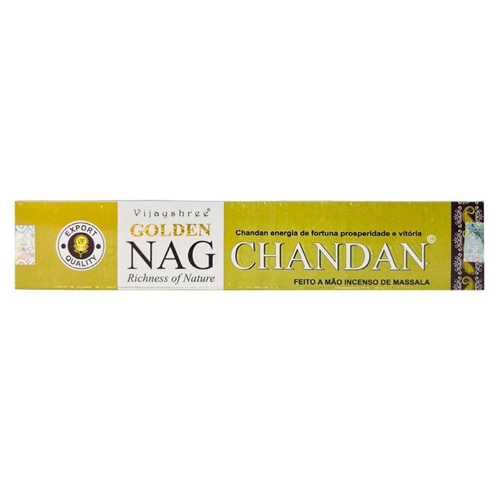 Incenso Golden Nag Chandan (Sândalo) – 15 Varetas