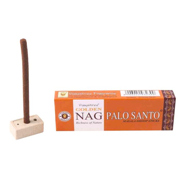Incenso Dhoop Golden Nag Palo Santo – 10 Varetas