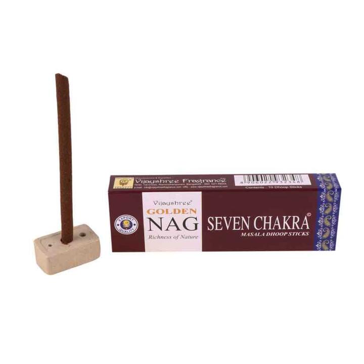 Incenso Dhoop Golden Nag Seven Chakras