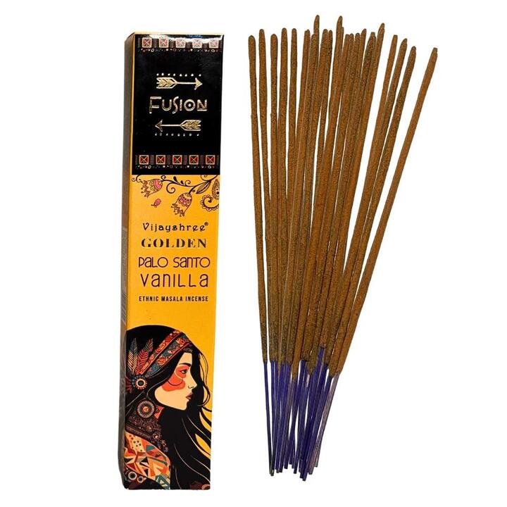 Incenso Golden Nag Fusion Palo Santo e Vanilla