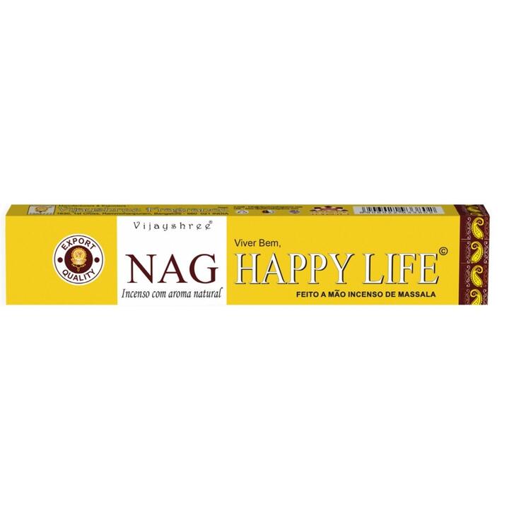 Incenso Golden Nag Happy Life – 15 Varetas