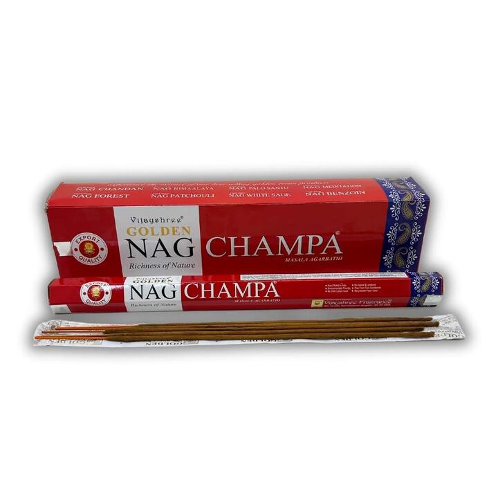 Incenso Golden Nag Jardim Champa – Tubo 5 Varetas