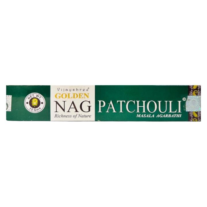Incenso Golden Nag Patchouli – 15 Varetas