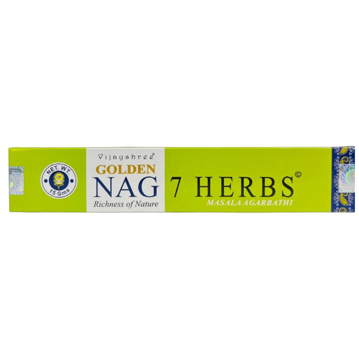 Incenso Golden Nag Sete Ervas – 15 Varetas