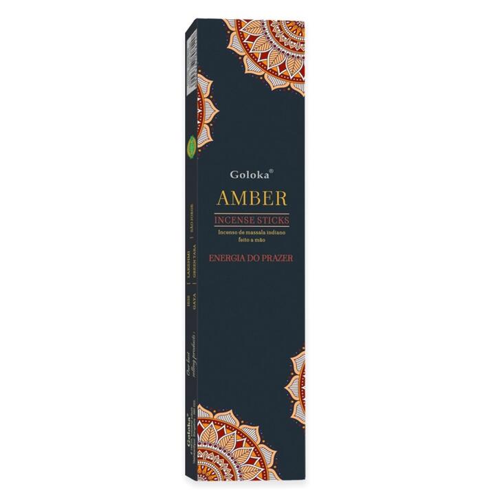 Incenso Goloka Âmbar Massala 15g
