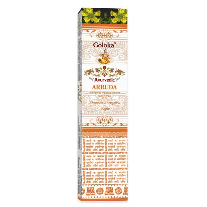 Incenso Goloka Arruda Massala 15g