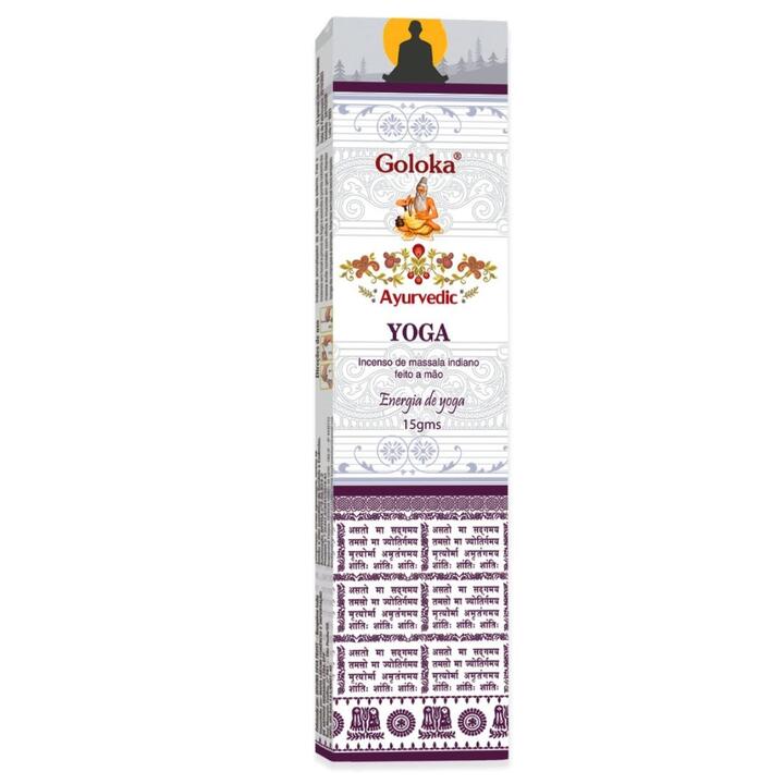 Incenso Goloka Ayurvedic Yoga 15g