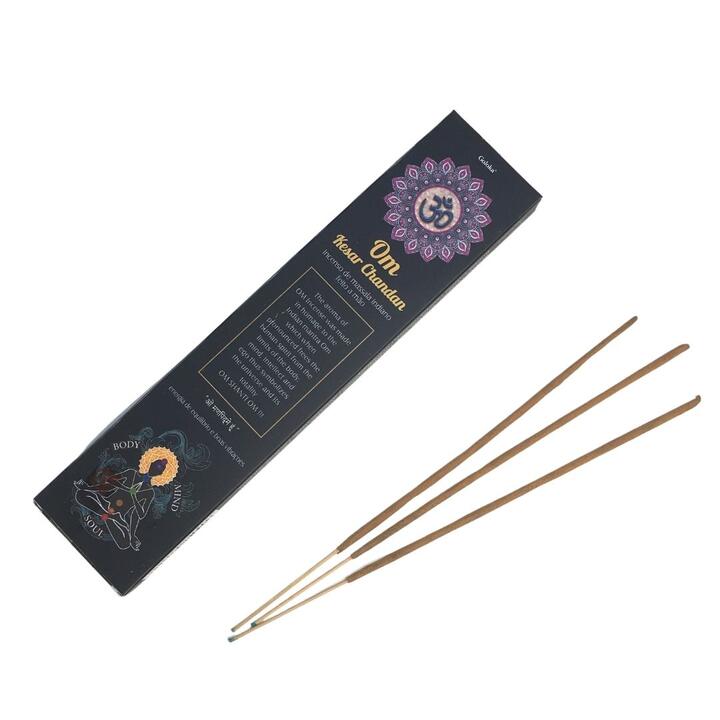 Incenso Goloka Om Kesar Chandan 15g