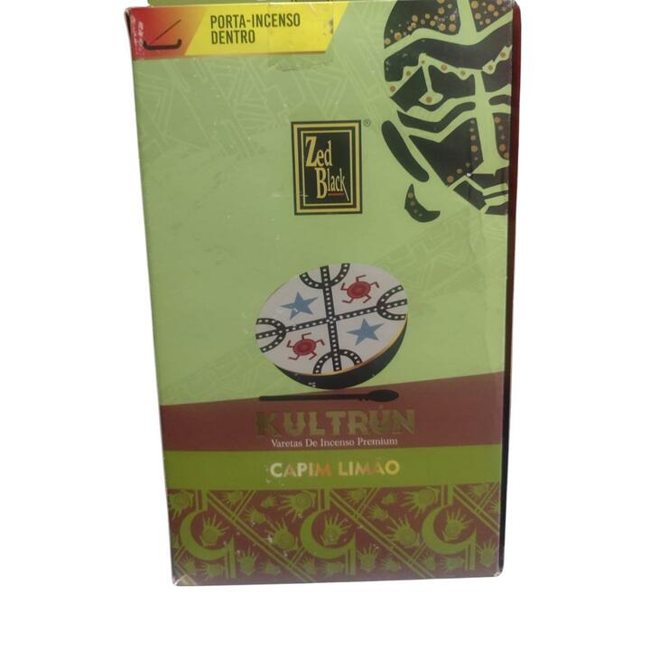 Incenso Kultrun Capim-Limão – 10 Varetas