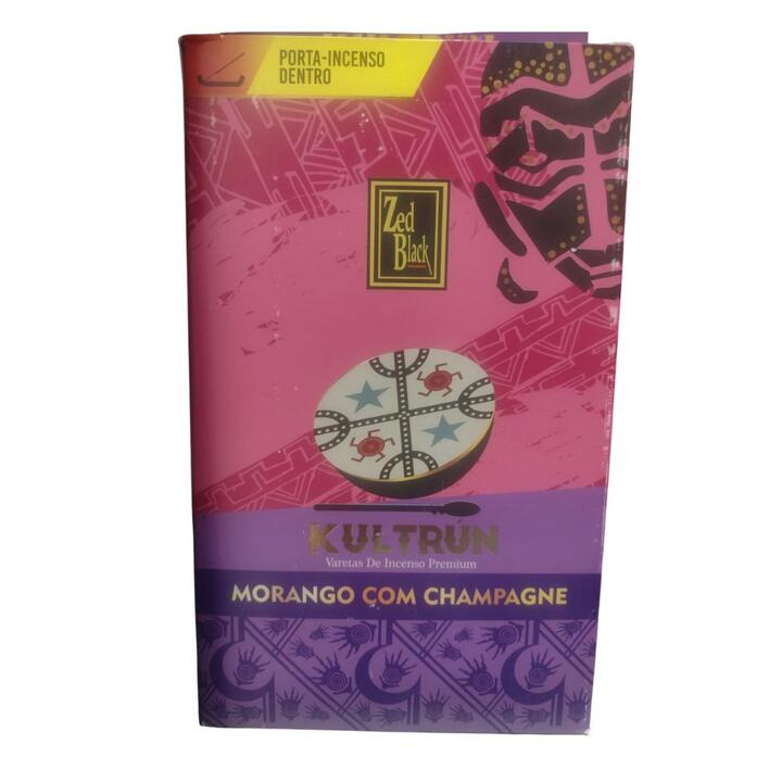 Incenso Kultrun Morango com Champanhe