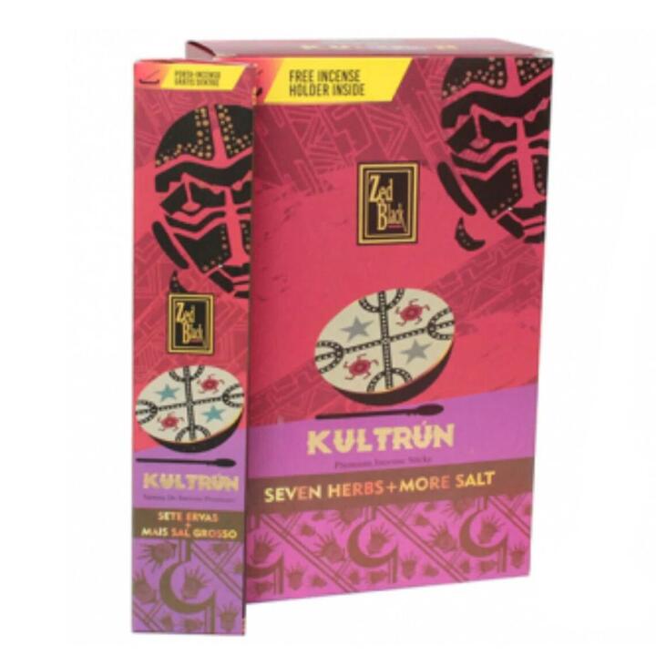 Incenso Kultrun Sete Ervas e Sal Grosso