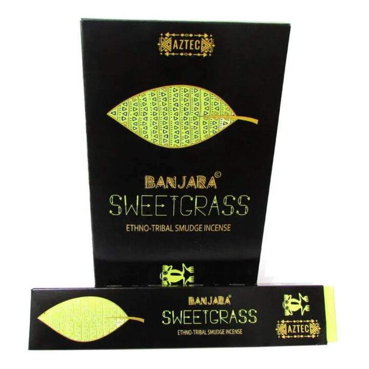 Incenso Banjara Sweetgrass (Capim-Doce)
