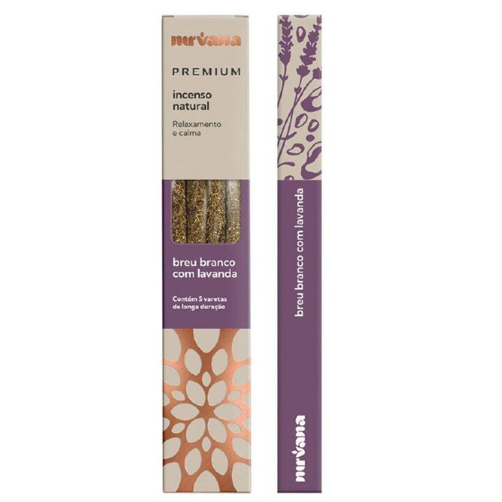 Incenso Nirvana Premium Breu Branco com Lavanda