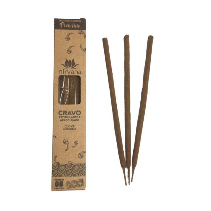 Incenso Nirvana Premium Cravo – 5 Varetas