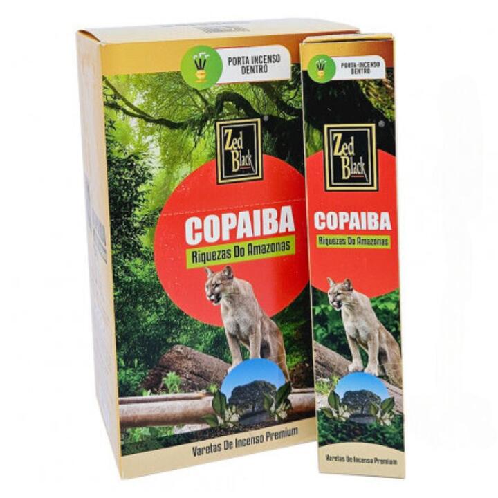 Incenso Zed Black Copaíba – 10 Varetas