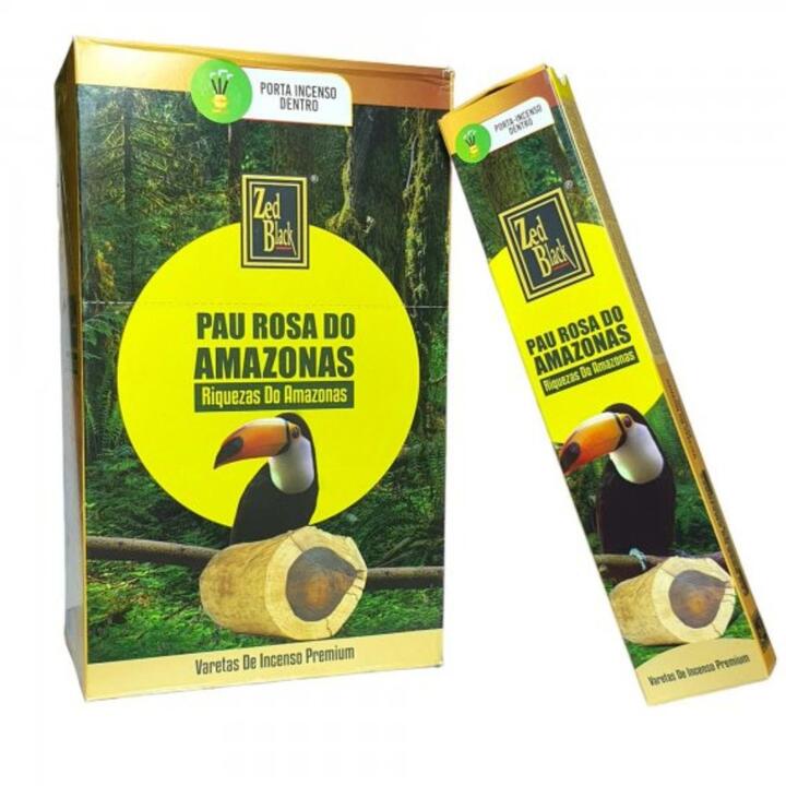 Incenso Zed Black Pau-Rosa do Amazonas