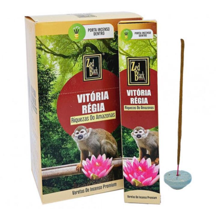 Incenso Zed Black Vitória-Régia – 10 Varetas